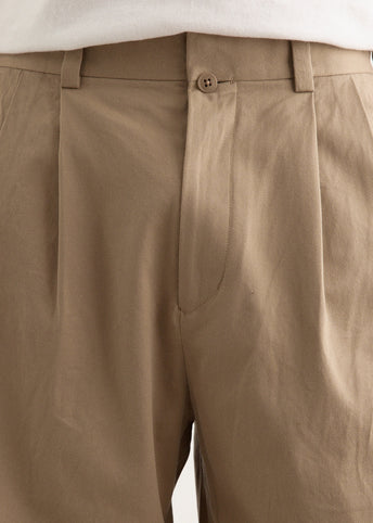 Chino Cloth Two Tuck Straight Pants