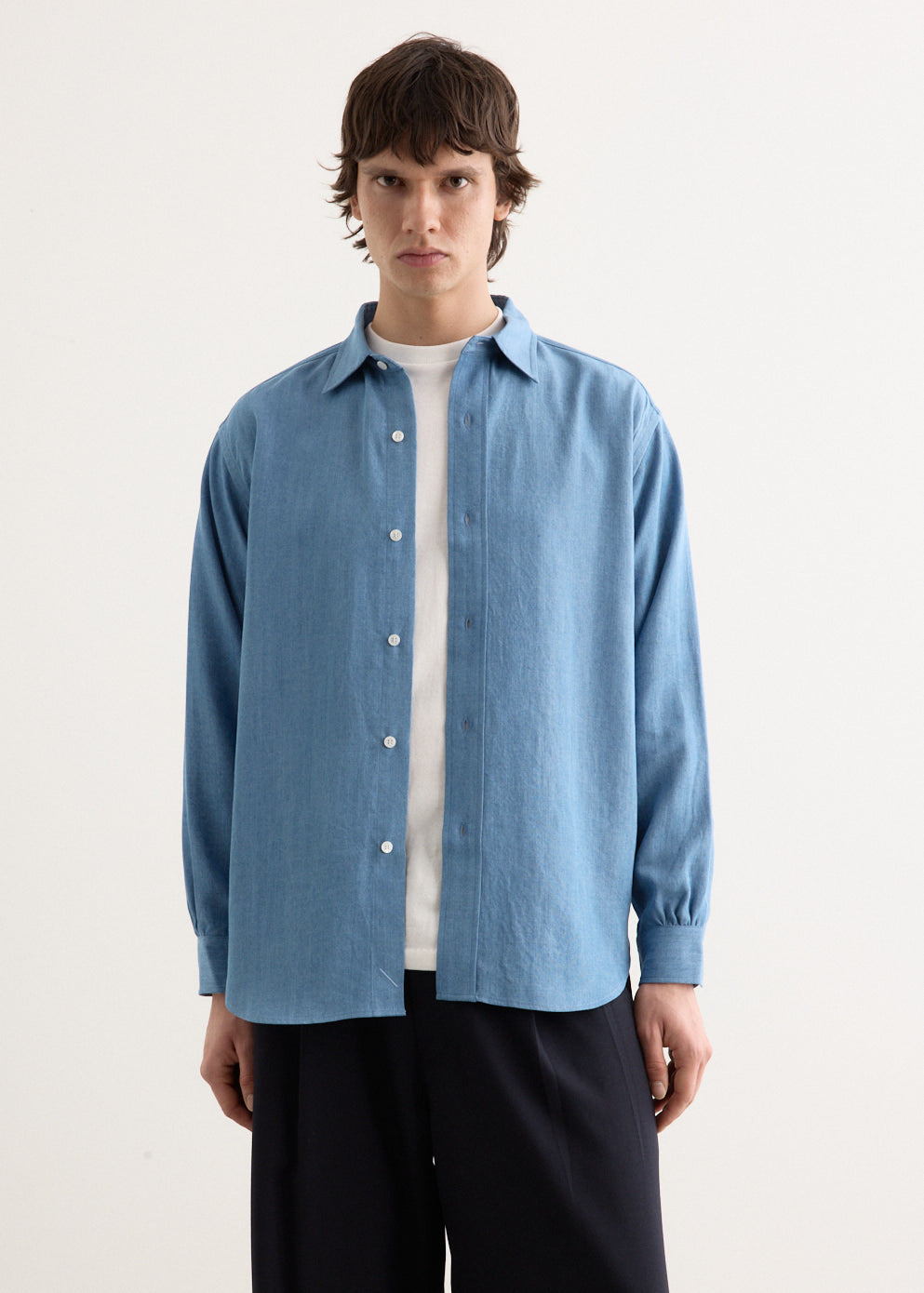 Luis Chambray Long Sleeve Shirt