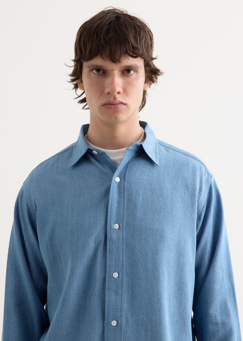 Luis Chambray Long Sleeve Shirt