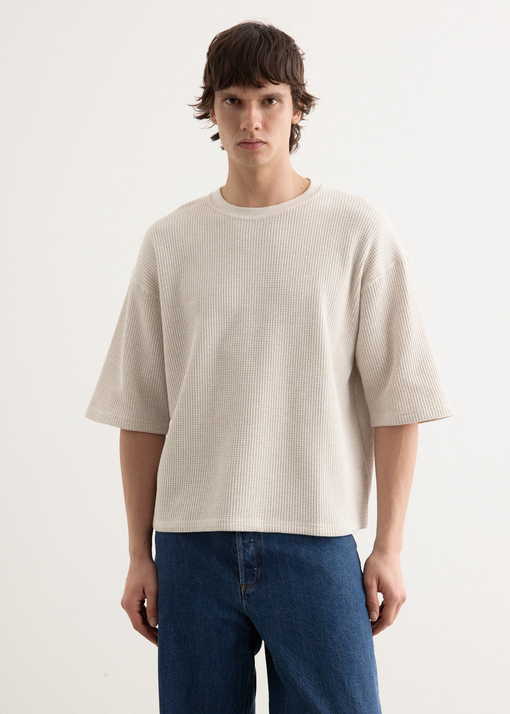 Waffle Half Sleeve T-Shirt