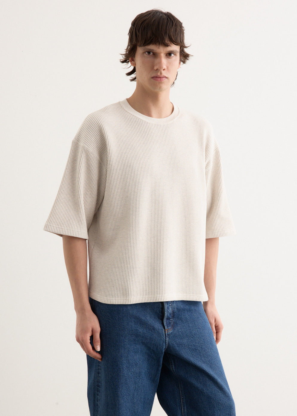 Waffle Half Sleeve T-Shirt