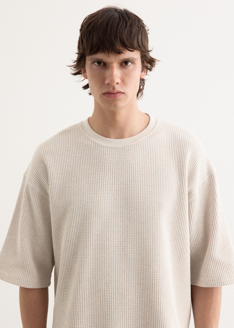 Waffle Half Sleeve T-Shirt