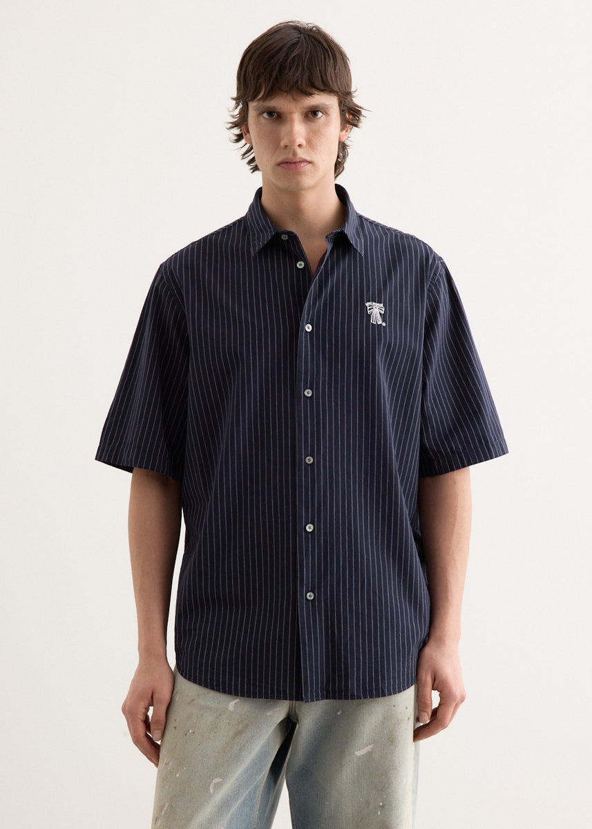 Sarow SS Poplin Stripe Shirt