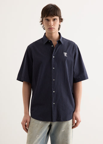 Sarow SS Poplin Stripe Shirt