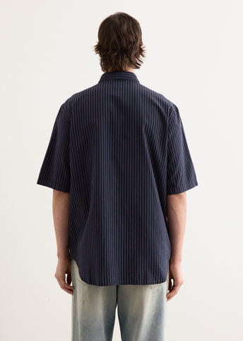Sarow SS Poplin Stripe Shirt