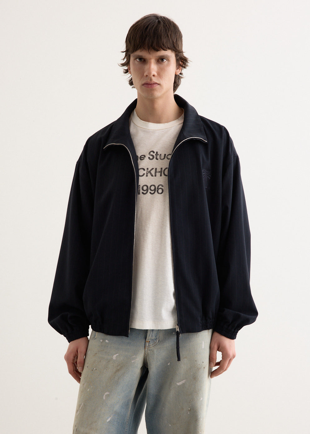 Olandios Vis Pinstripe Jacket