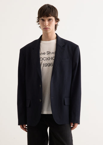Jotam Vis Pinstripe Suit Jacket