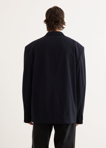 Jotam Vis Pinstripe Suit Jacket