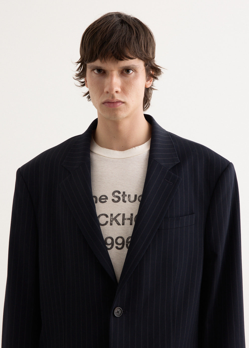 Jotam Vis Pinstripe Suit Jacket