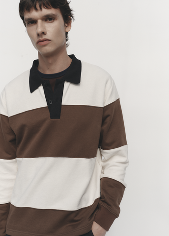 Foliage Stripe Polo