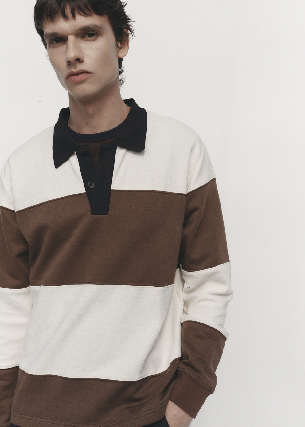 Foliage Stripe Polo