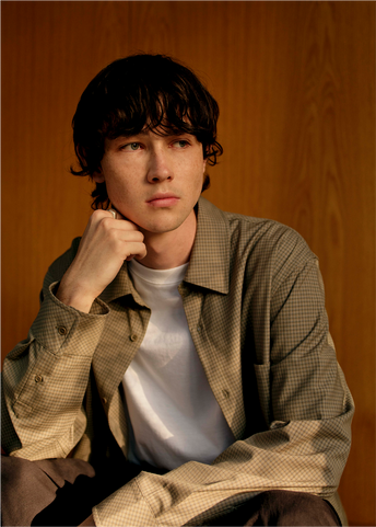 Azure Relaxed Check Shirt