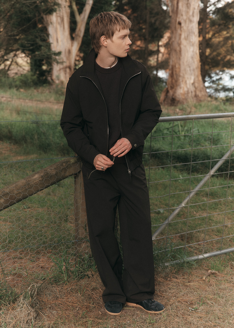 Akuna Fisherman Rib Crew Sweater