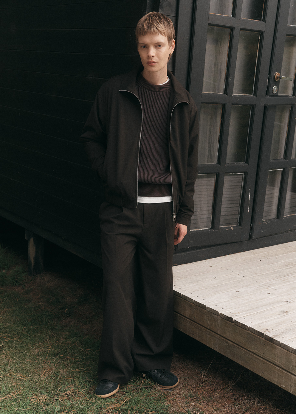 Akuna Fisherman Rib Crew Sweater