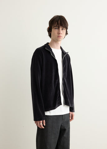 Shrunken Full Zip Polo