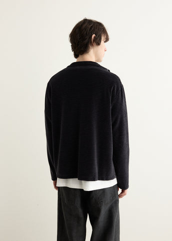 Shrunken Full Zip Polo