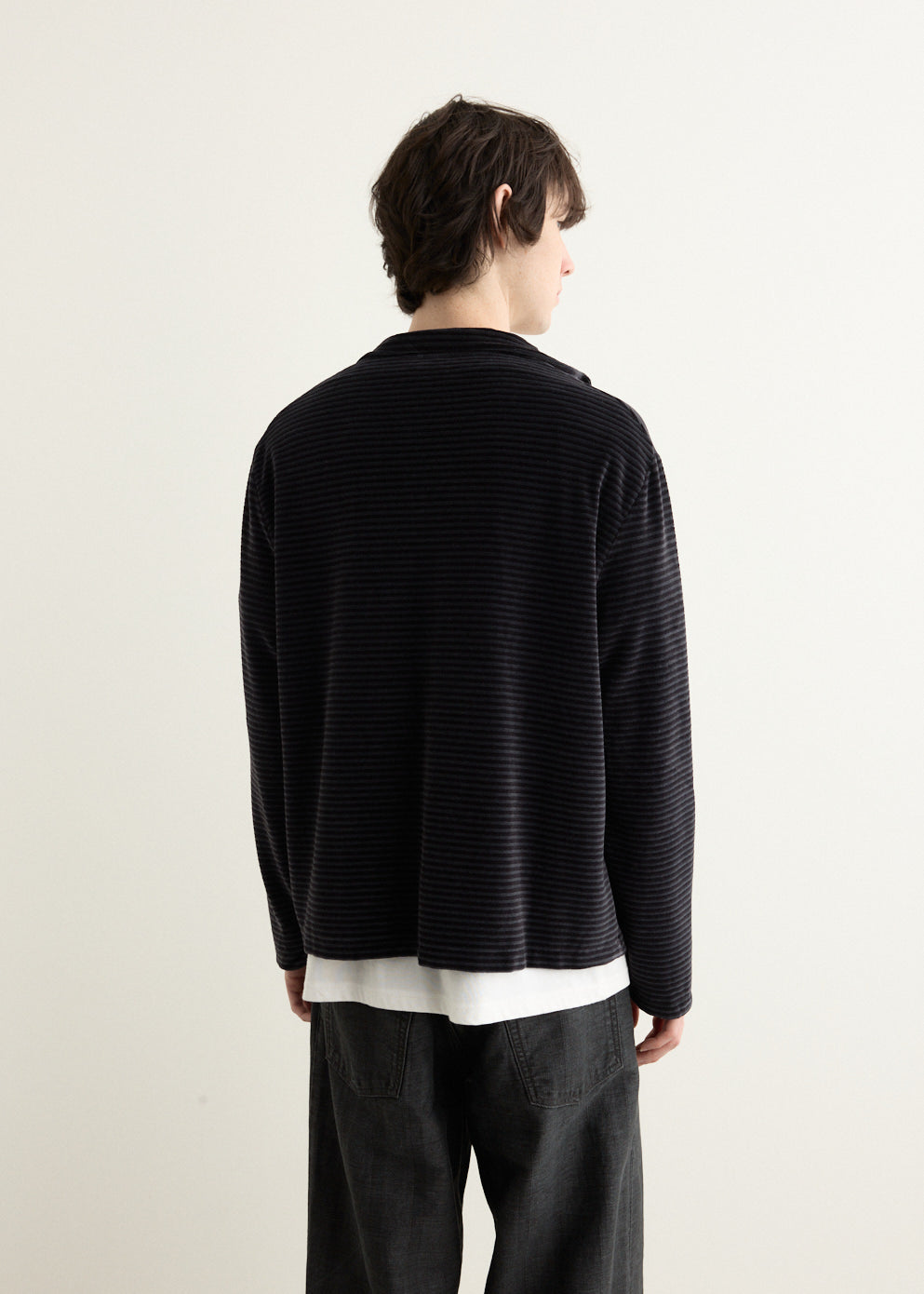 Shrunken Full Zip Polo