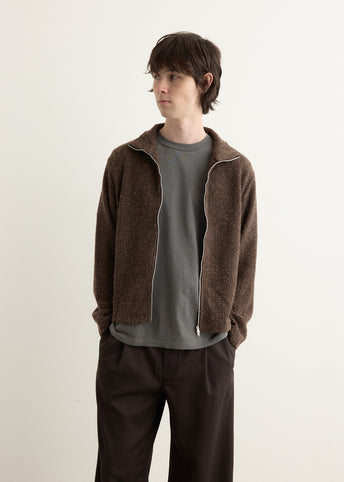 Shrunken Full Zip Polo
