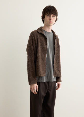 Shrunken Full Zip Polo