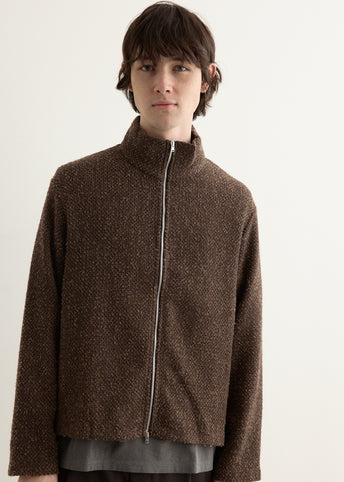 Shrunken Full Zip Polo