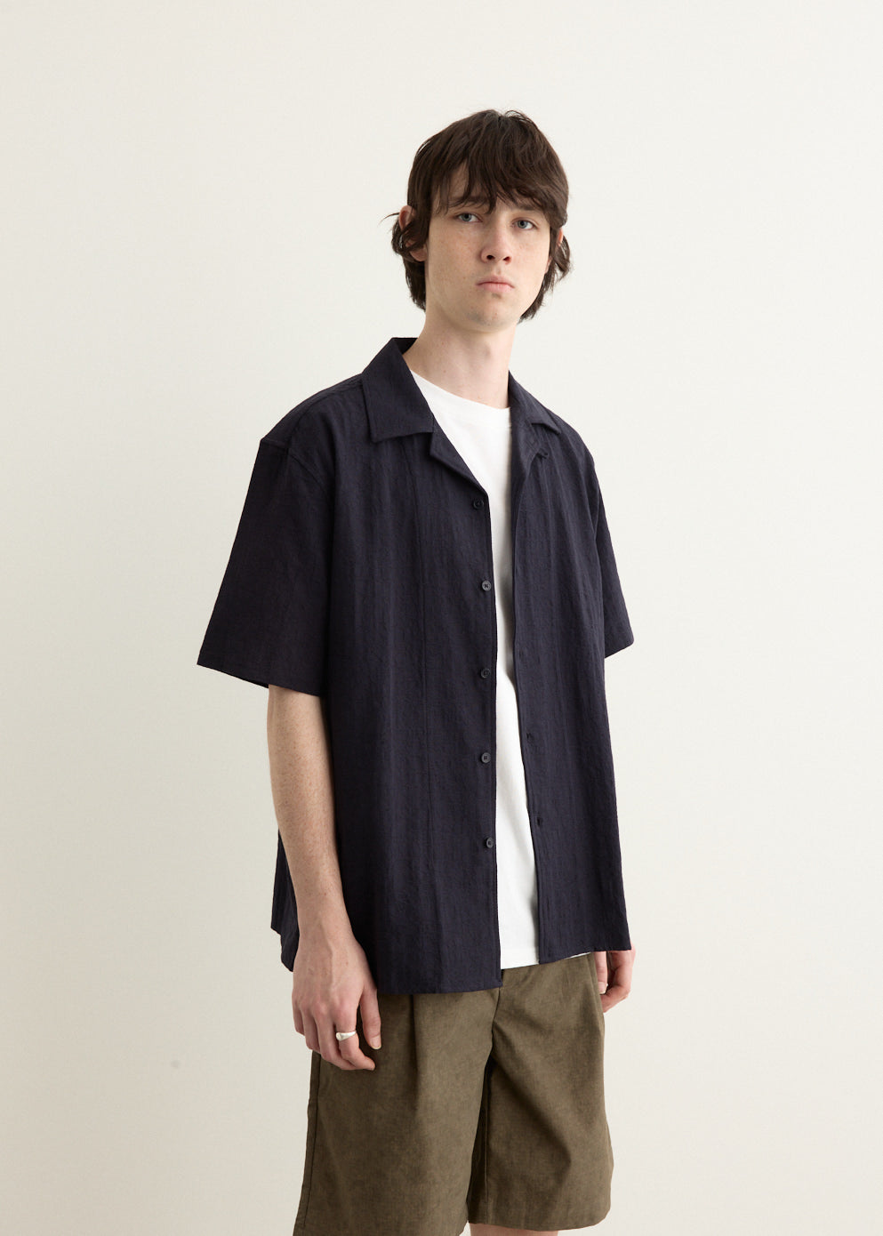 Seige Short Sleeve Camp Collar Shirt