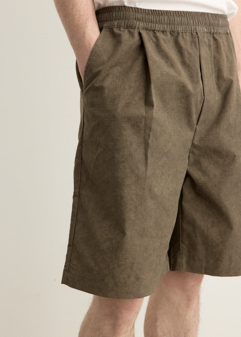 Smokestack Pleated Shorts