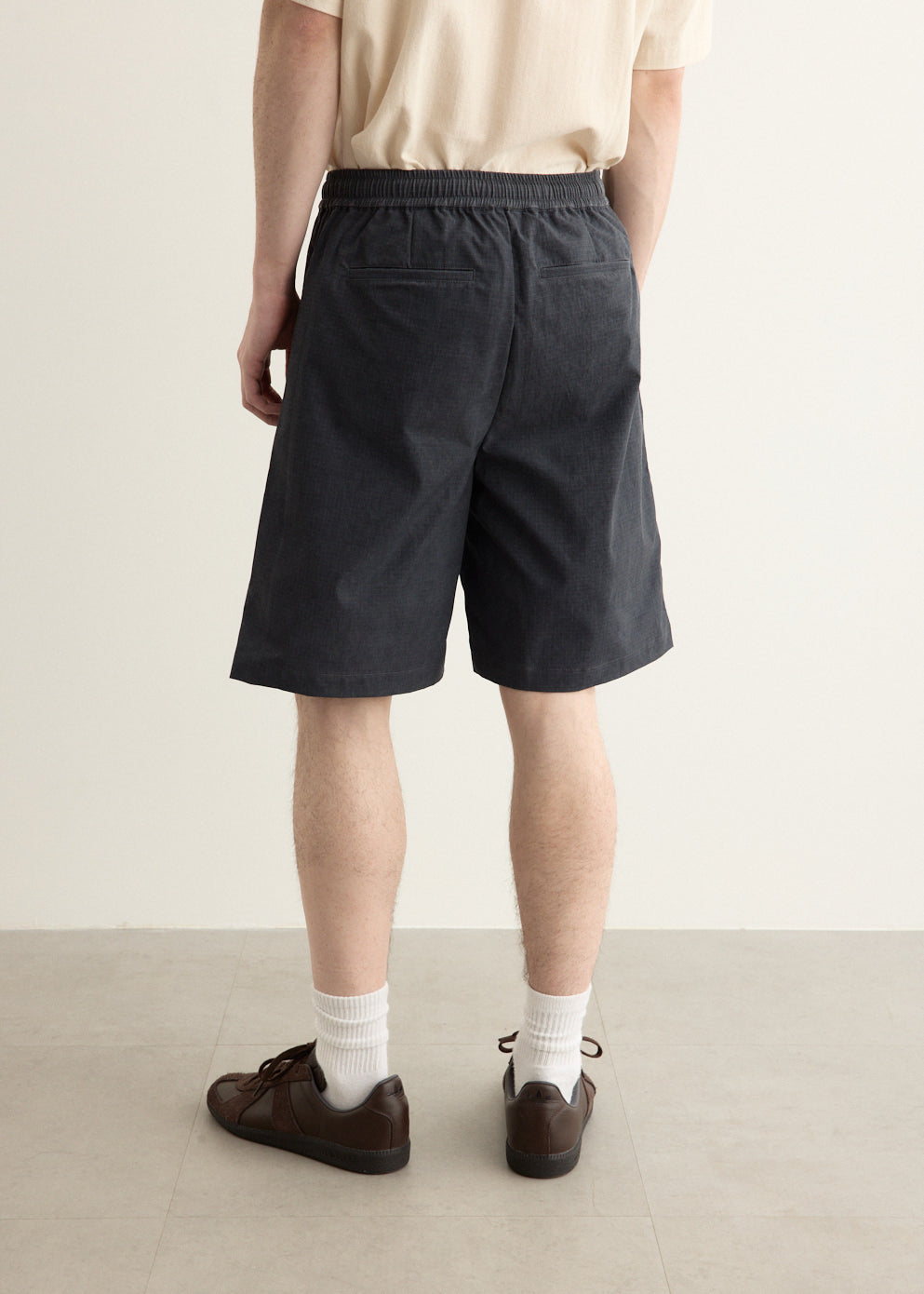 Smokestack Pleated Shorts
