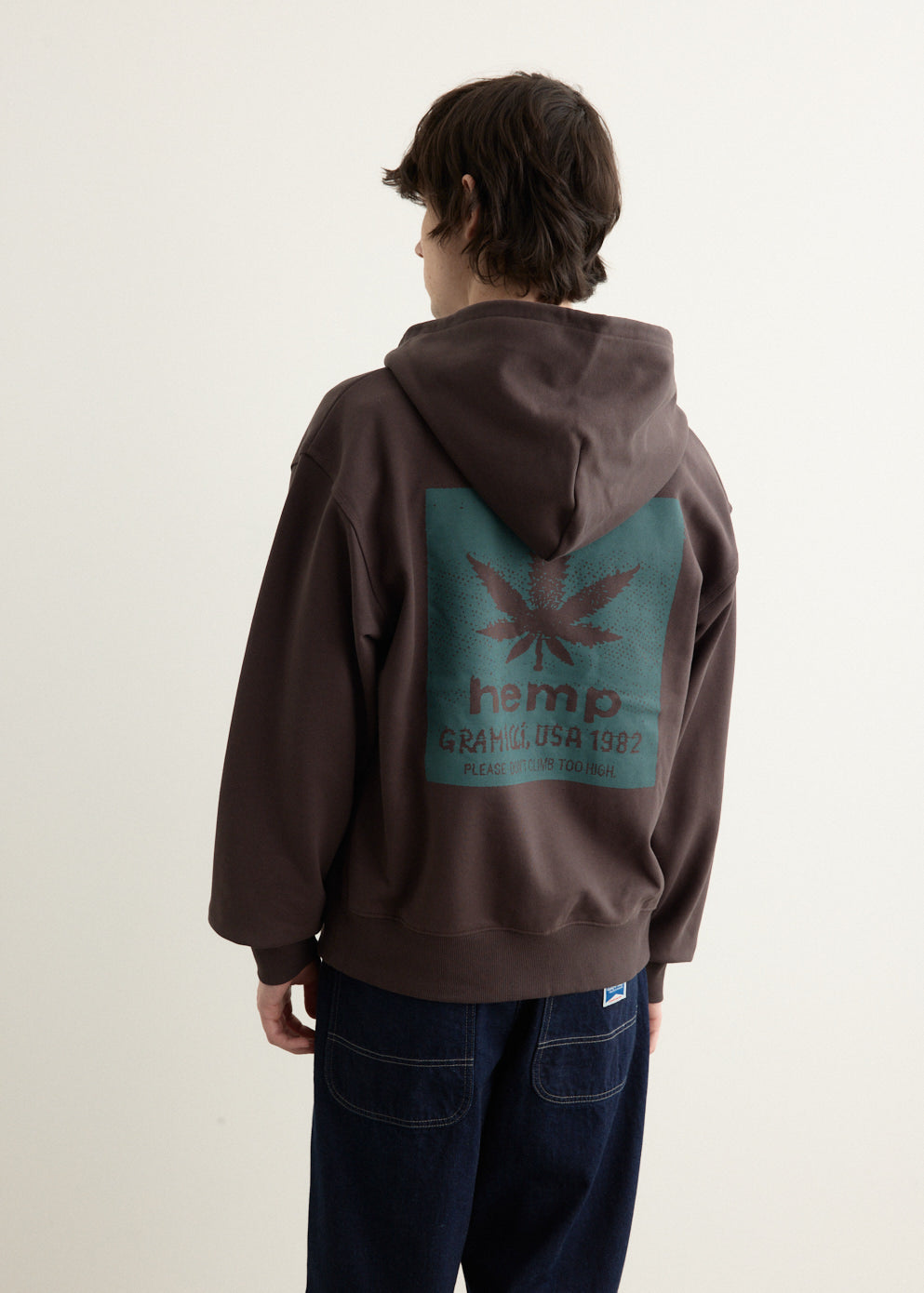 Hemp Zip Hooded Sweatshirt