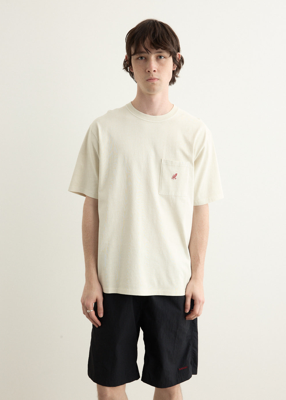 Pigment Dyed One Point T-Shirt