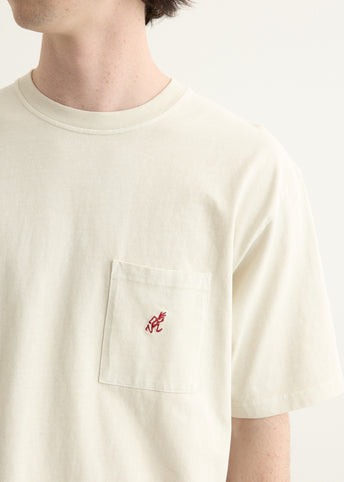 Pigment Dyed One Point T-Shirt