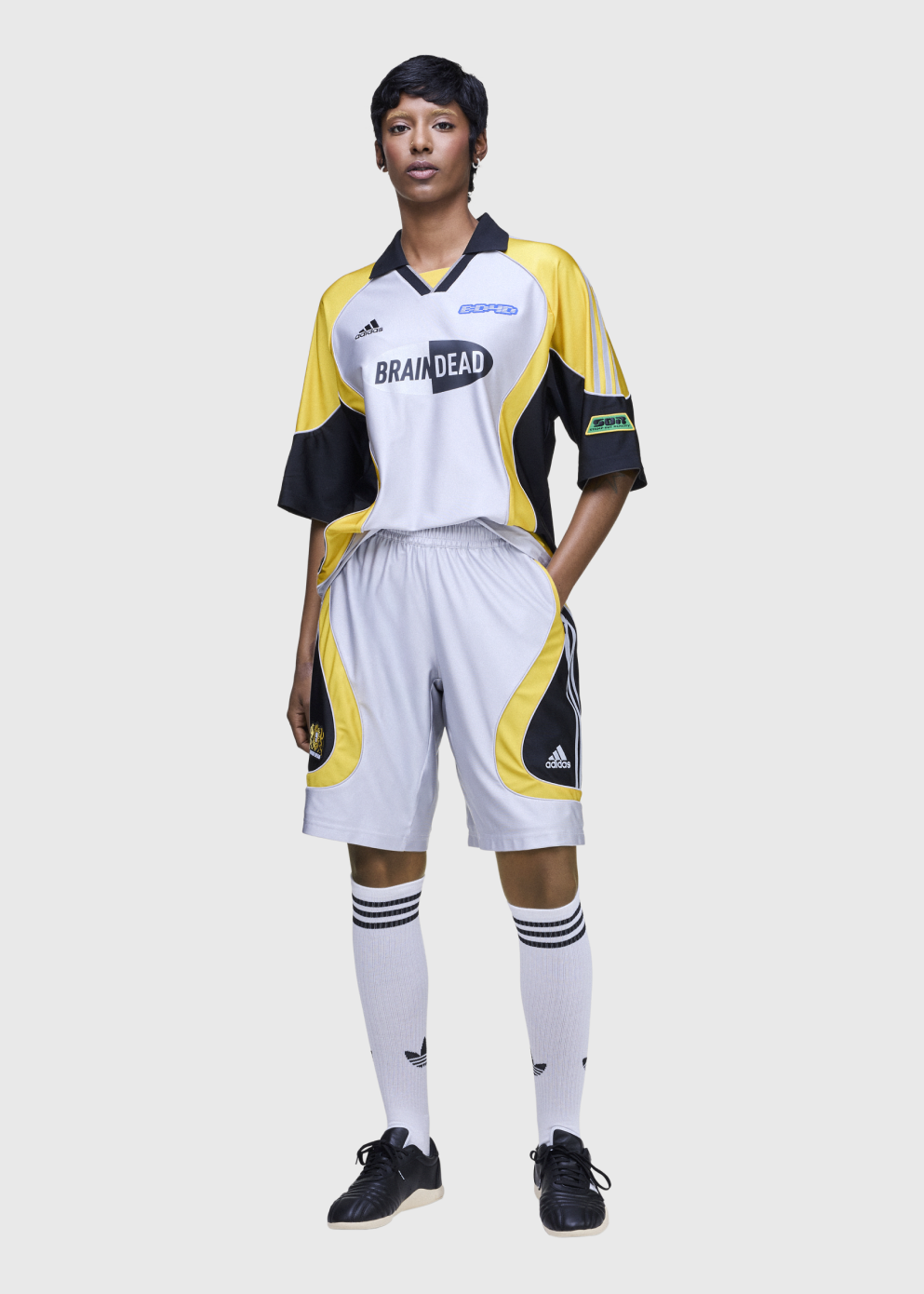 x Brain Dead Football Shorts