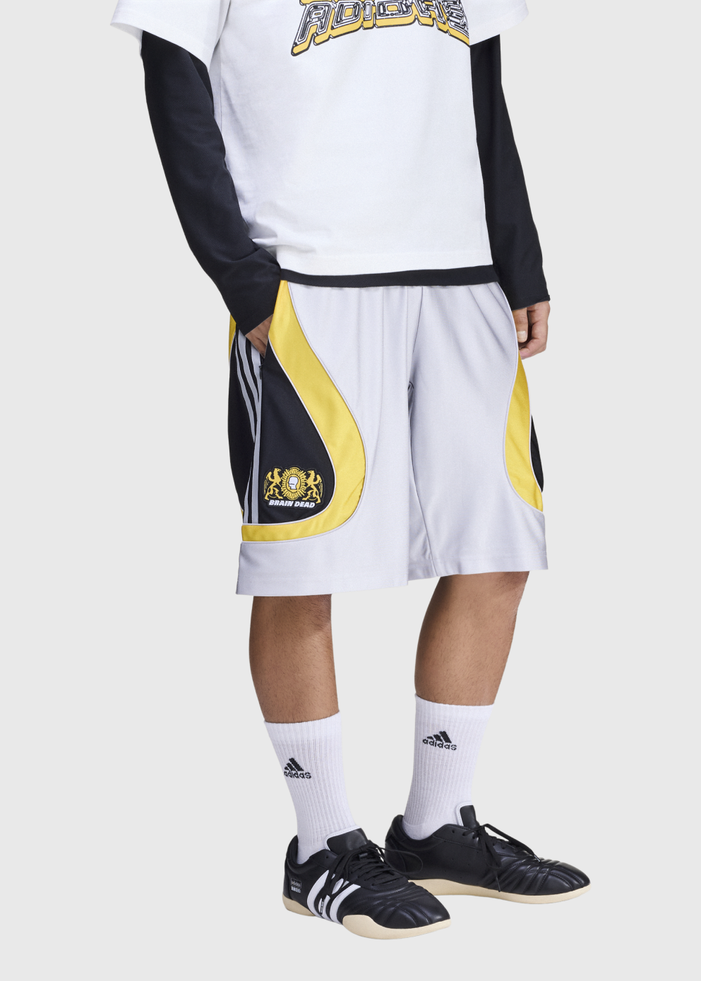 x Brain Dead Football Shorts