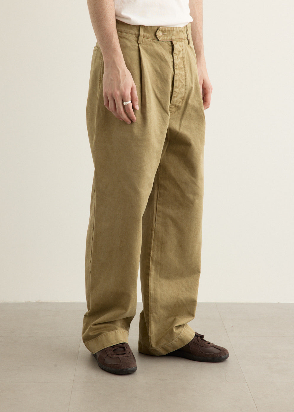 Product Dyed Finx Chino One-Tuck Pants