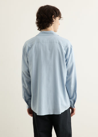 Cotton Cashmere Herringbone Shirt