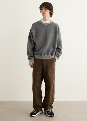 Cotton Linen Moleskin Fatigue Pants