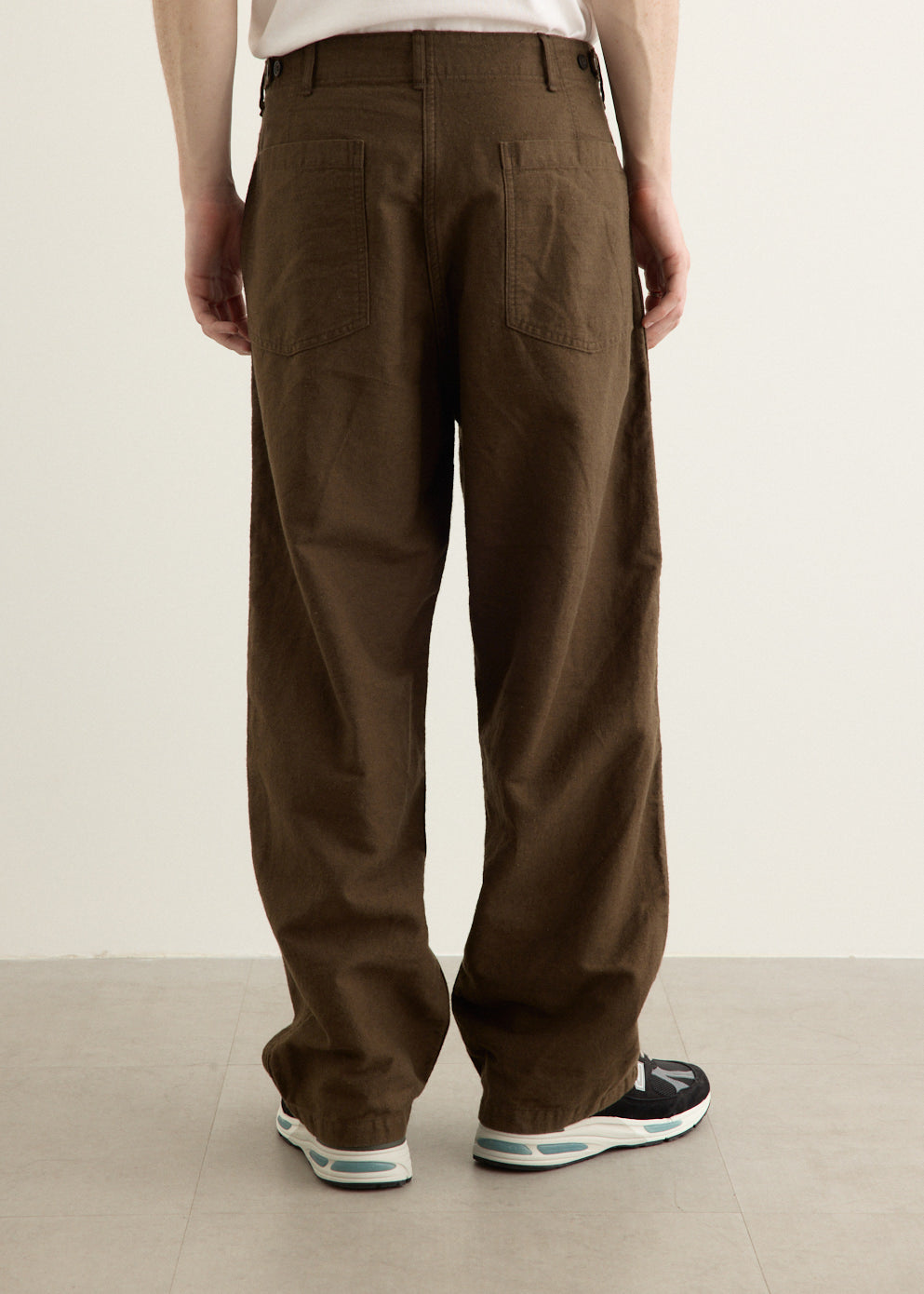 Cotton Linen Moleskin Fatigue Pants