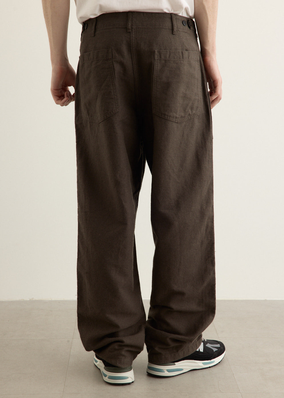 Cotton Linen Moleskin Fatigue Pants