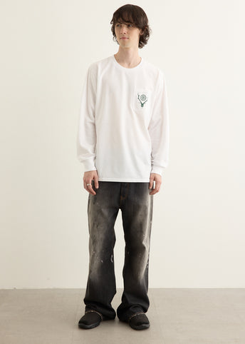 Long Sleeve Round Pocket T-Shirt