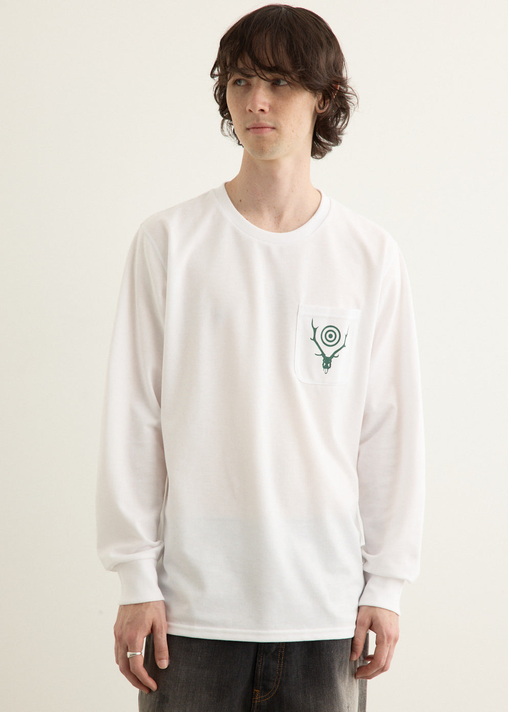 Long Sleeve Round Pocket T-Shirt