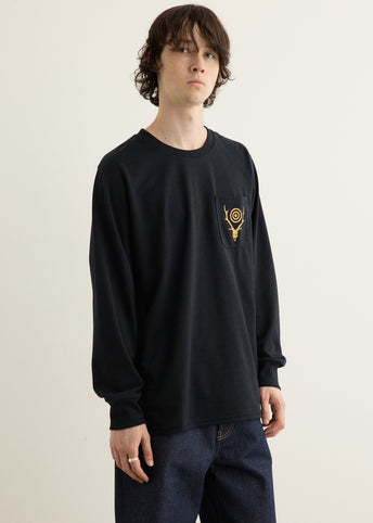 Long Sleeve Round Pocket T-Shirt