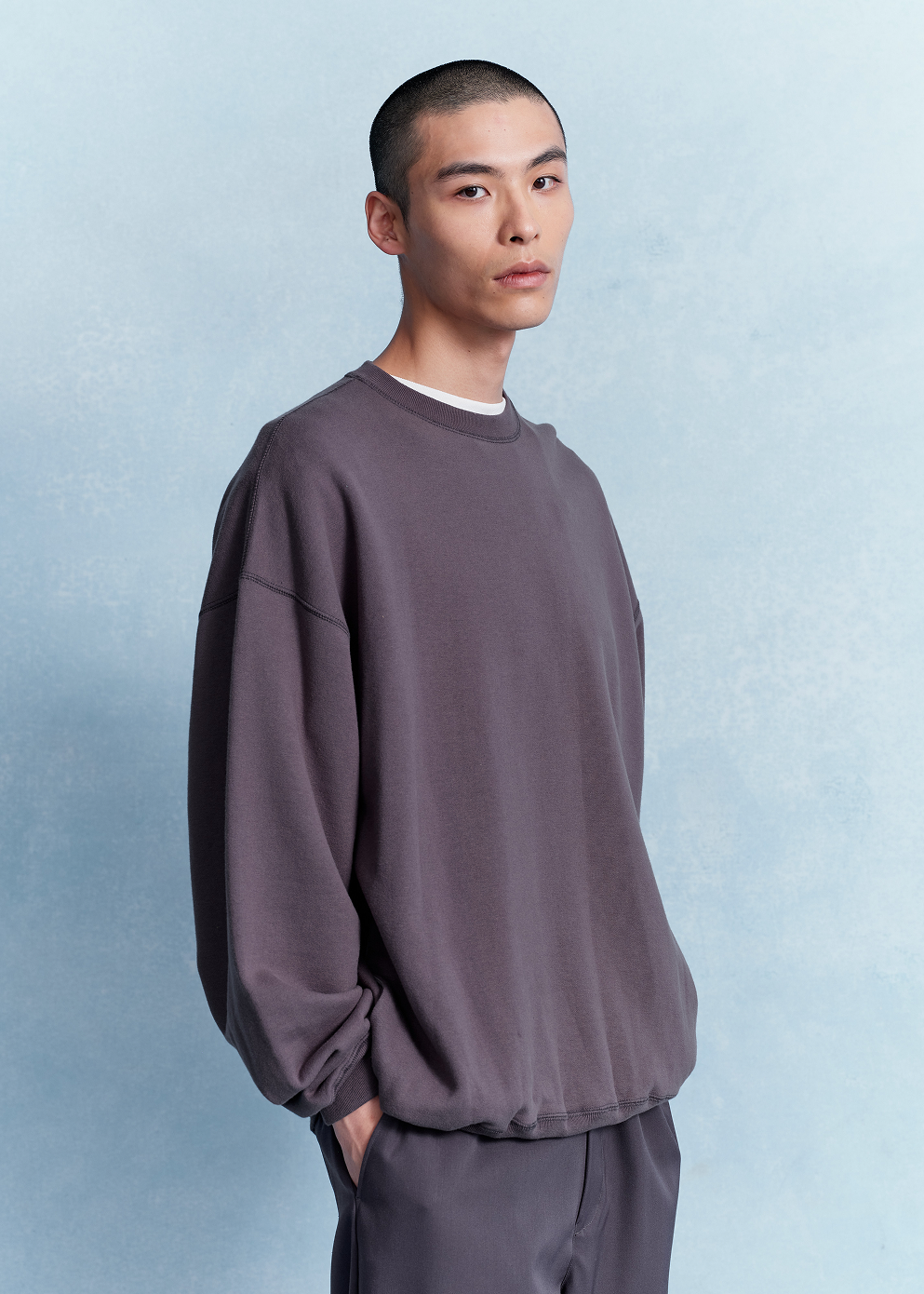 AZUMA Terry Crew Neck Sweatshirt