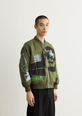 The Eyes Of The Soul Bomber Jacket