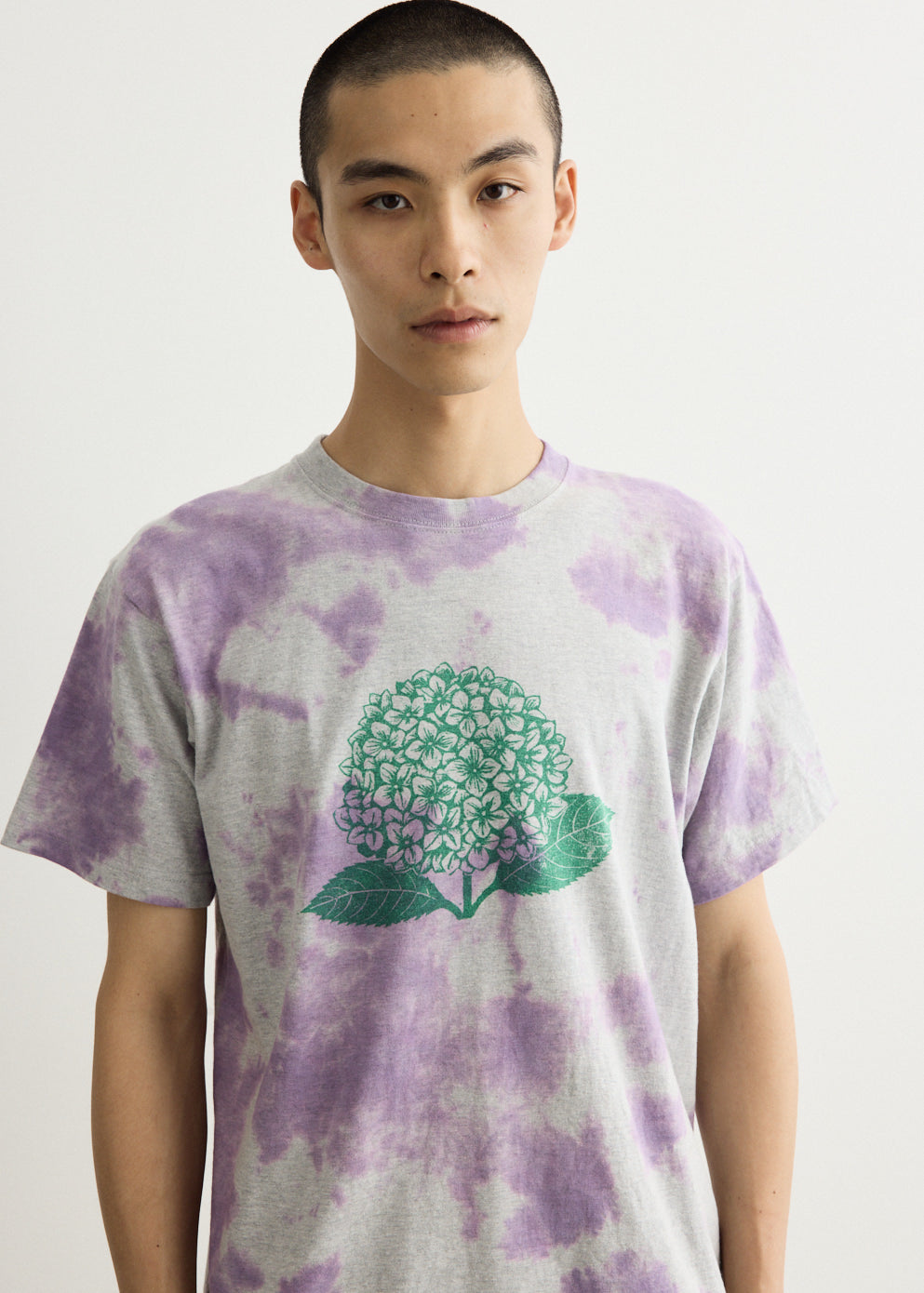 x F.KITAMURA S/S C/PE Jersey / Hydrangea T-Shirt