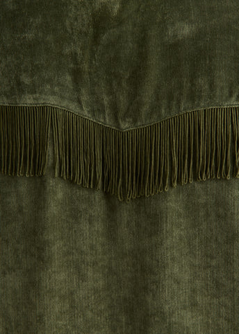 Fringe Open Collar Shirt