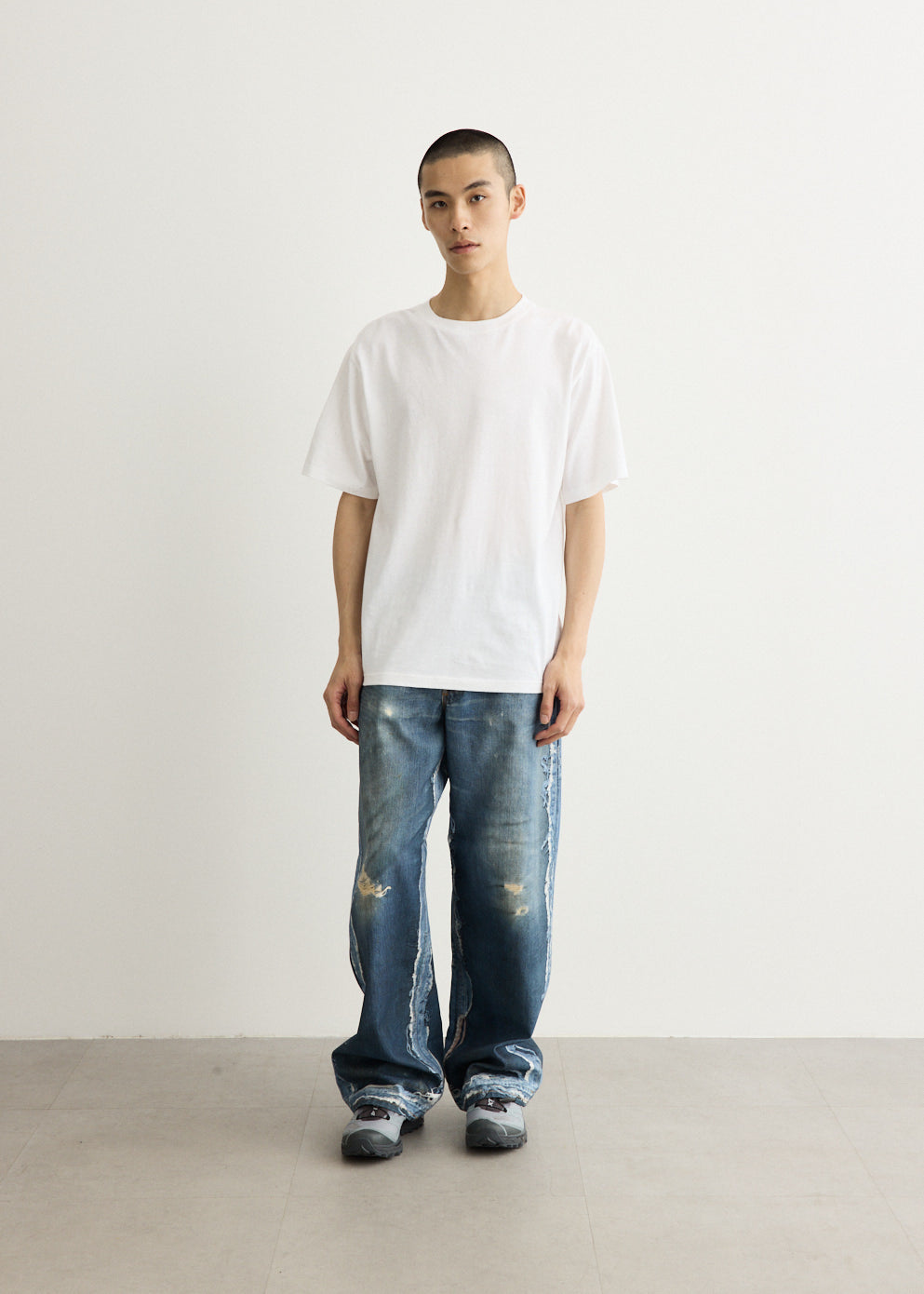 1981 U Trompe Lo'eil Skeleton Denim Jeans