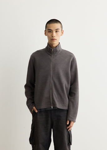 Shrunken Full Zip Polo