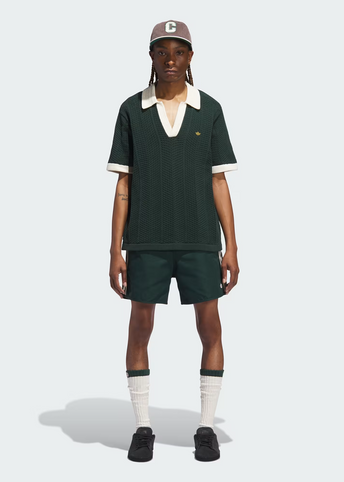 ☆Adidas x CLOT☆Originals Pique Polo Green adidas x Edison Chen Clot Pique Polo Green Night Men's