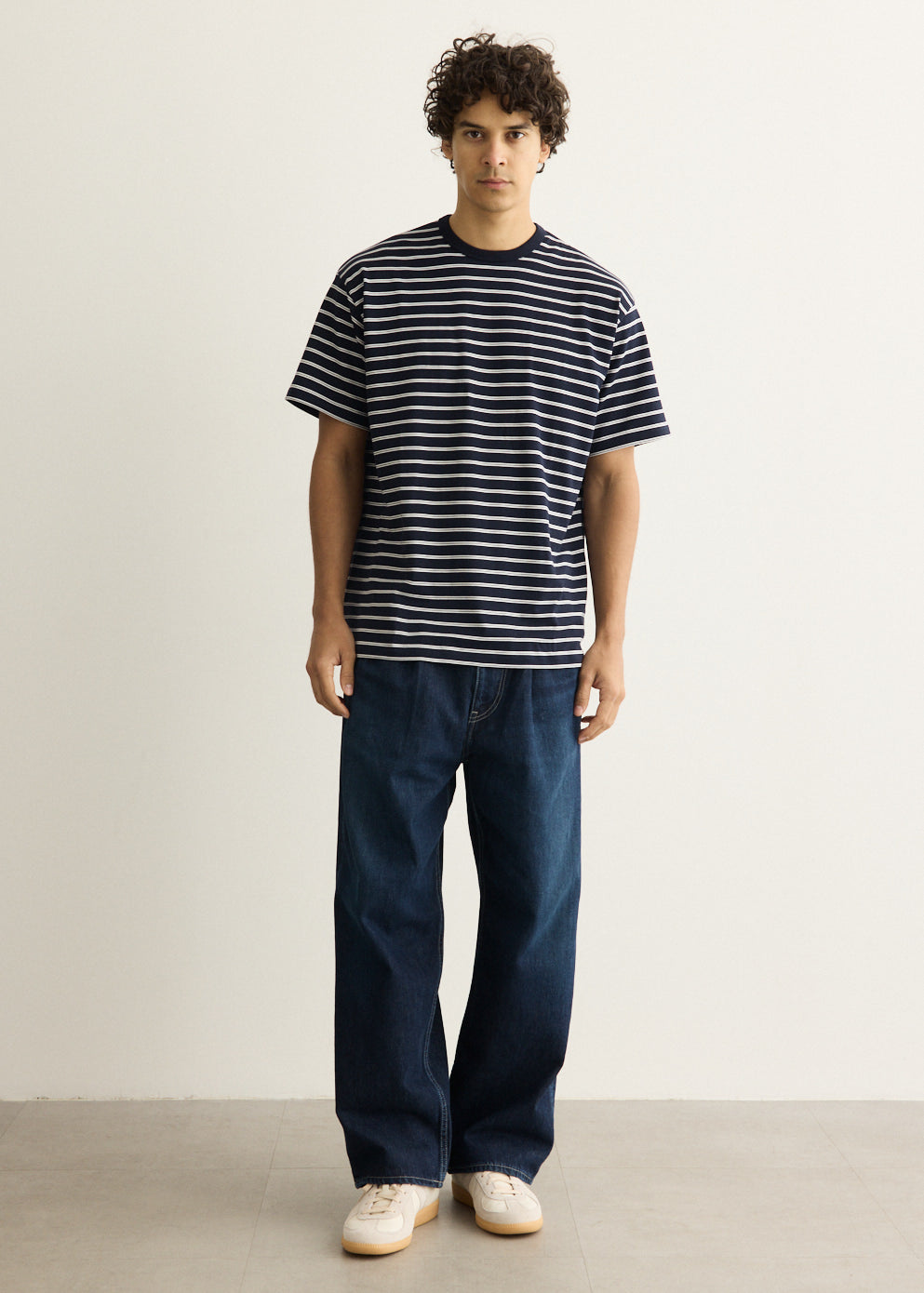 Tri Spun Border Short Sleeve T-Shirt