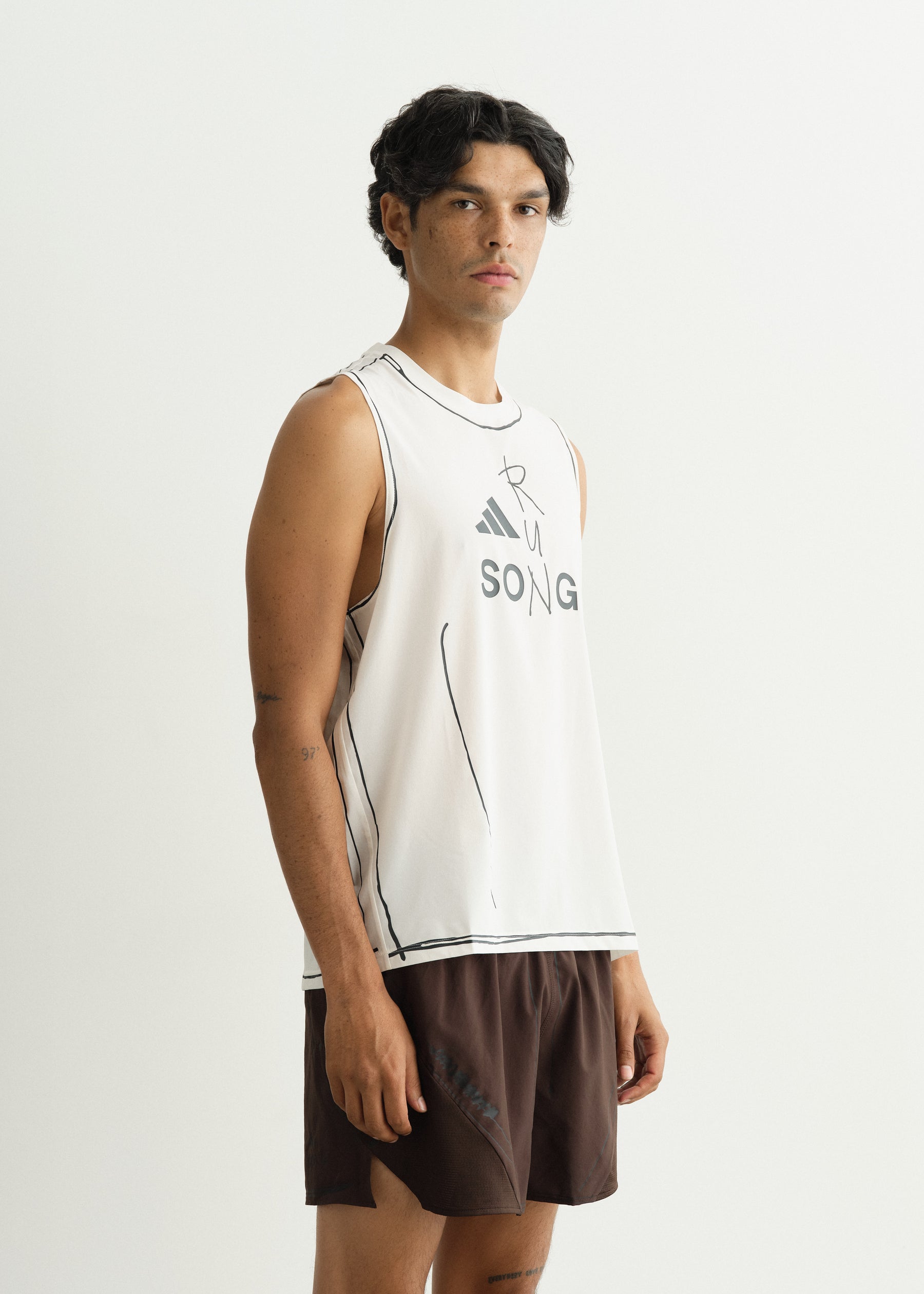 x Song for the Mute ADIRUN01 Running Tank Top