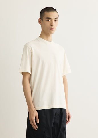 Flocked Camo Compass Print T-Shirt